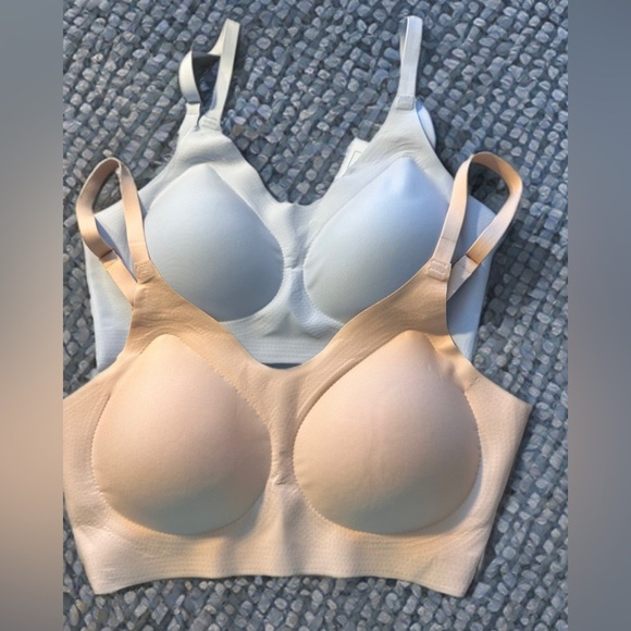 NWT 2 Pack Comfort Seamless Bra, Cross Back Adjustable Bralet, For Women A-C Cup - Picture 1 of 16